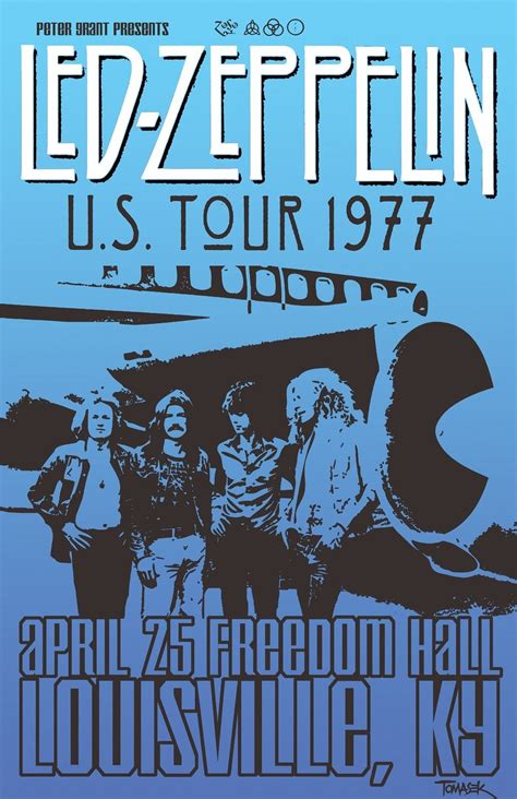 Chrisgoesrock Led Zeppelin Us Tour Poster Led Zeppelin Concert Concert Posters