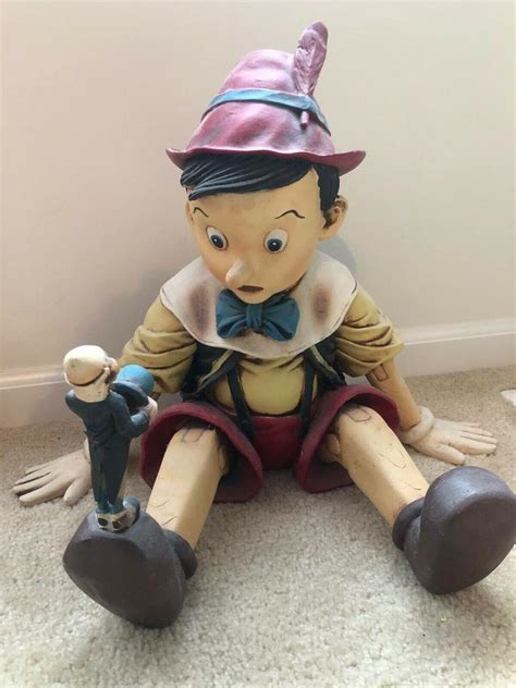 Walt Disney Pinocchio Jiminy Vintage Rare Lifesize Figurine Statue 17