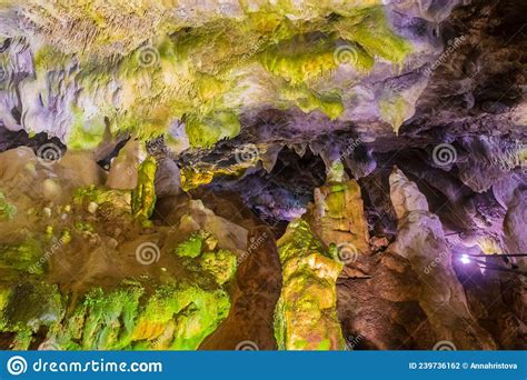 Picturesque View Of Snezhanka Cave Rhodope Mountains Bulgaria Stock
