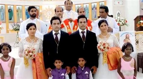 Double The Joy Twin Brides Twin Grooms Even Twin Priests Trending News The Indian Express