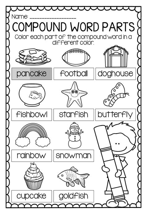 Compound Words Worksheets And Activities Compound Words Worksheets