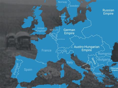 Europe Map Before And After Ww1 States Map Of The Us