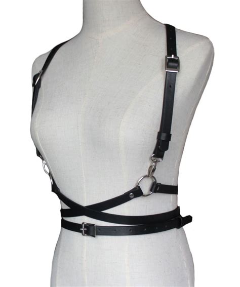 Leatherette Suspender Wrap Harness Passional Boutique