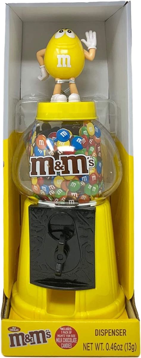 M And M Candy Dispenser For All Candy Lovers Yellow Home