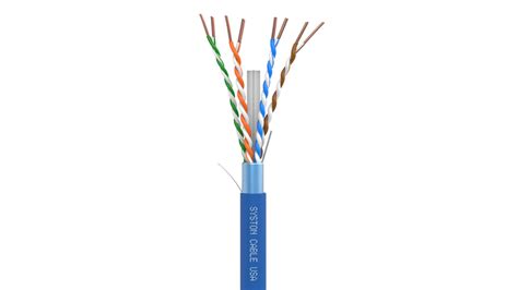 Premium Cat 6a Shielded Ethernet Cable Copper Tangle Free Riser Rated