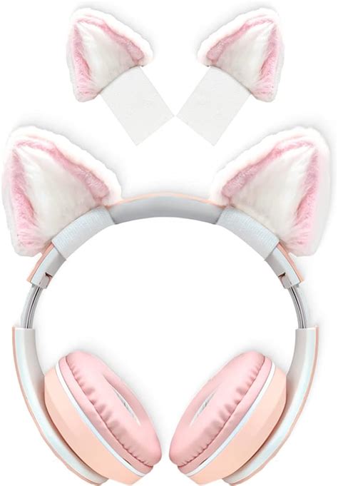 Cute Cat Ears Headphone Attachmentadjustable Design Fit