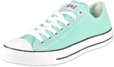 Converse All Star Lo Mint Green Beach Glass Sneakers Mens 8 Womens