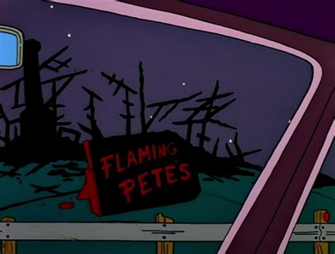 Flaming Petes Wikisimpsons The Simpsons Wiki