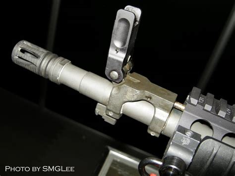 Pinned Gas Block Flip Up Front Sight Bayonet Lug Ar15com