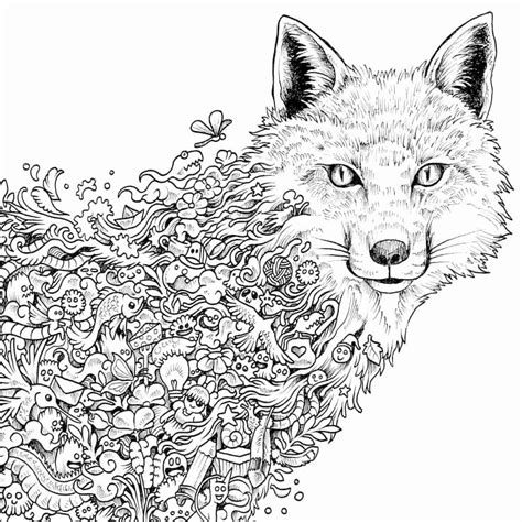 86 Intricate Coloring Pages Animals Coloring Page