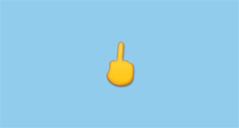 Emoji silhouette at getdrawings com free for personal use. Middle Finger Emoji on LG G5