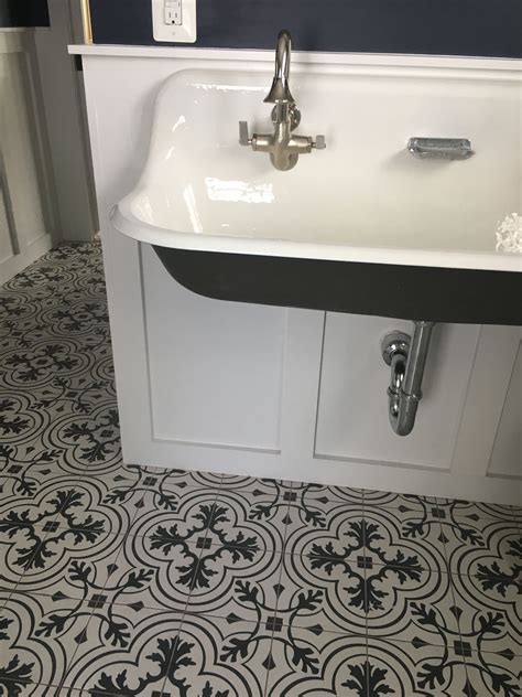 The home depot offers a wide selection of tile flooring products that are great for bathrooms of all shapes and sizes. From Home Depot. Merola. Twenties Vintage cement tile ...