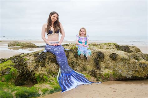 Moray Firth Mermaid Swims Onto Beach To Meet Excited Youngsters