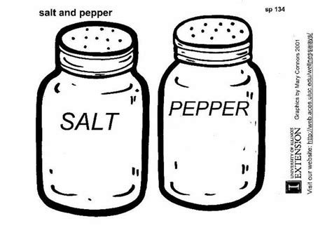 Find & download free graphic resources for salt pepper. Coloring Page salt and pepper - free printable coloring ...