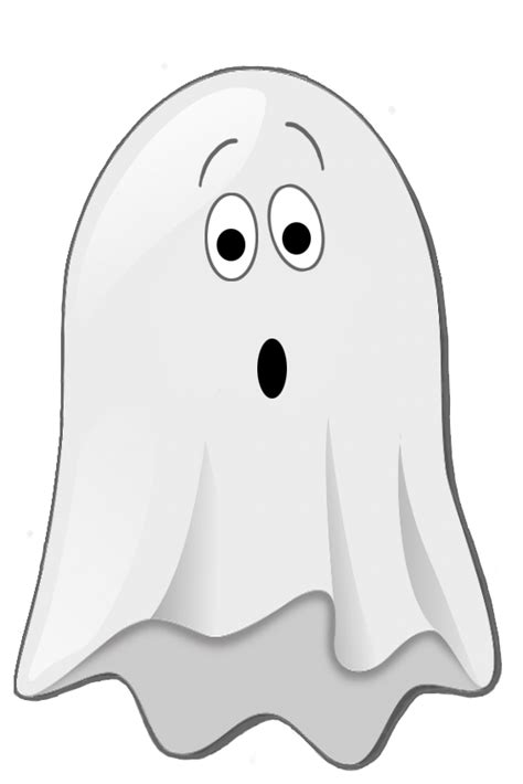 Scared Little Ghost Clip Art Halloween Clipart Free Halloween