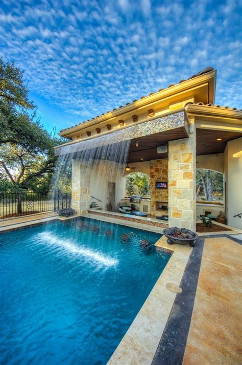 Pool Waterfall Ideas You Can Recreate In Your Backyard Decor Around