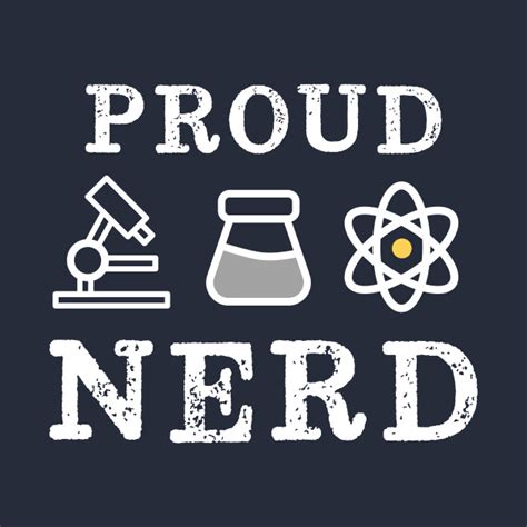Proud Nerd Retro Science Nerd T Shirt Teepublic