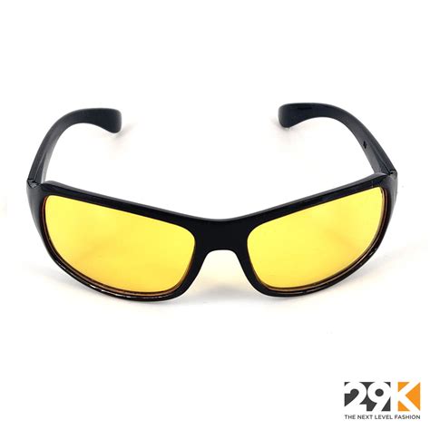 buy 29k yellow night vision wrap around unisex sunglasses free size online ₹159 from shopclues