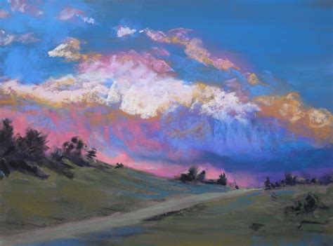 Pastel Artists International Evening Sky By Colorful