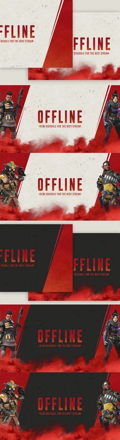1200x480 Twitch Banner Red Free Twitch Offline Vectors 700 Images In