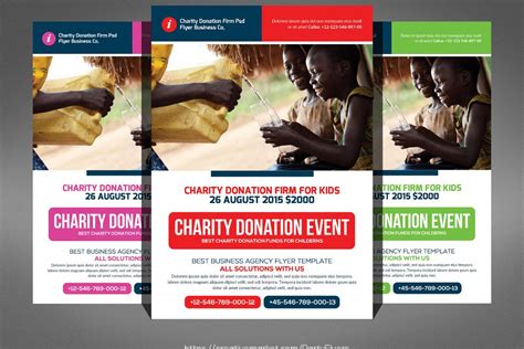 Charity Donation Flyer By Business Temp Design Bundles