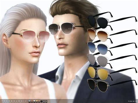 Toksik Technologic Sunglasses Sims 4 Sims Sims 4 Cc Skin