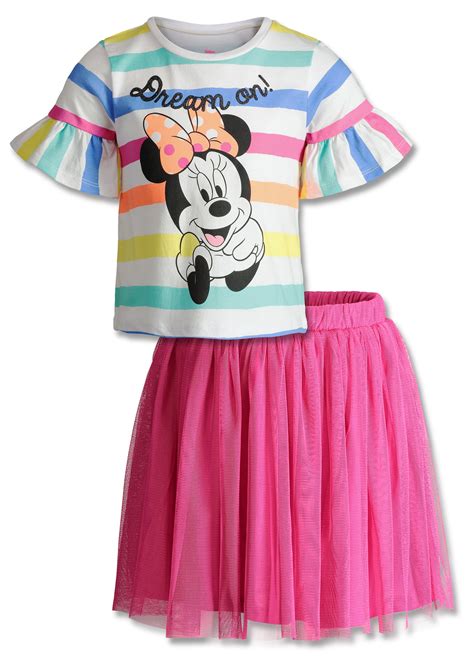 Disney Disney Minnie Mouse Toddler Girls Short Sleeve Graphic T Shirt