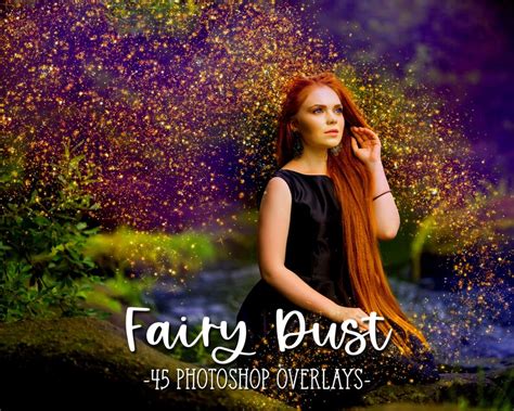 Fairy Dust Glitter Overlays For Photoshop Photo Editing Etsy