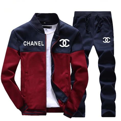 Chanel Men Sweatsuits 2 Pieces Sets Apparel Embroidered Sweatshirts