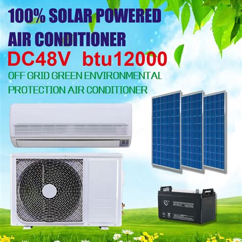 100 Dc 48v 12000 Btu Split Solar Air Conditioner China Solar Air