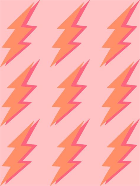 Lightning Bolt Wallpaper Background Preppy Wallpaper Retro