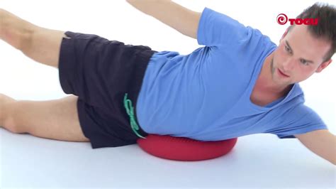Balance Cushion Exercises Basic Workout With Original Dynair Ballkissen