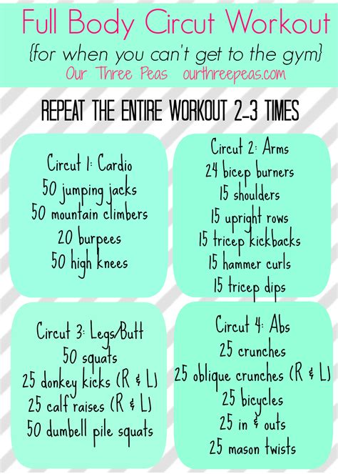 To start, we'll be taking a look at a beginner workout routine. Full Body Circut Workout Pictures, Photos, and Images for ...