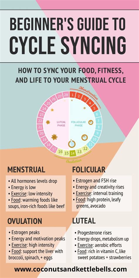 beginner s guide to cycle syncing how to adapt food and exercise to your menstrual cycle