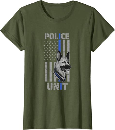 K9 Police Unit German Shepherd Police Dog T Shirt