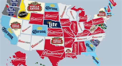 This Map Shows The Most Popular Beer In Every State