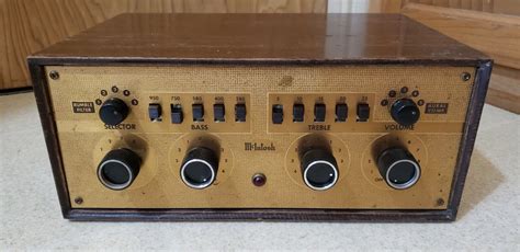 Vintage Mcintosh C 108 Mono Tube PreAmplifier Preamp Works Great C 8