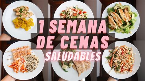 Una Semana Completa De Cenas Saludables Michela Perleche Youtube
