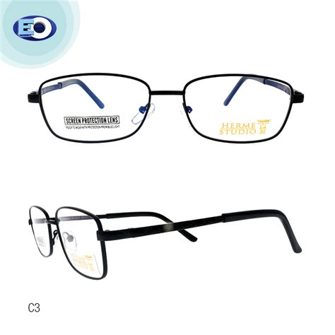 Eo Herme Studio Hs Non Graded Anti Radiation Eyeglasses For Men