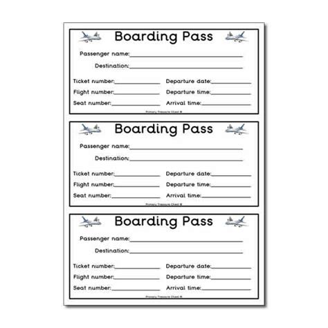 Flight Boarding Pass Worksheet Classroom Decoration Pinterest Boarding Pass Worksheets