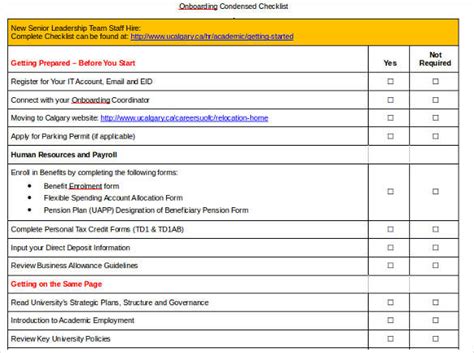 Employee Onboarding Template Excel