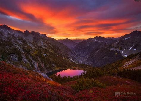 North Cascades Sunrise Beautiful Places Best Places In The World
