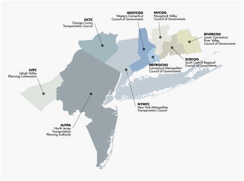 Metropolitan Planning Organization Map New York Metropolitan Area