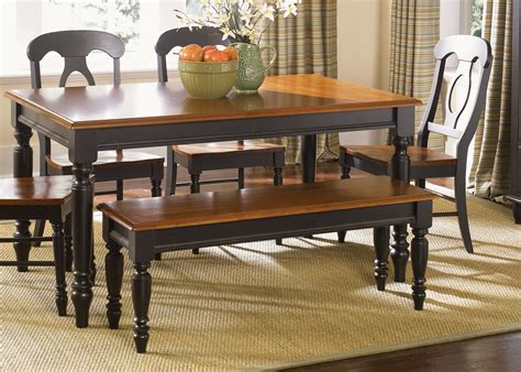 Dining table bench set speak a lot about you as an individual and as a family. Features: -Select hardwood solids and cherry veneers ...