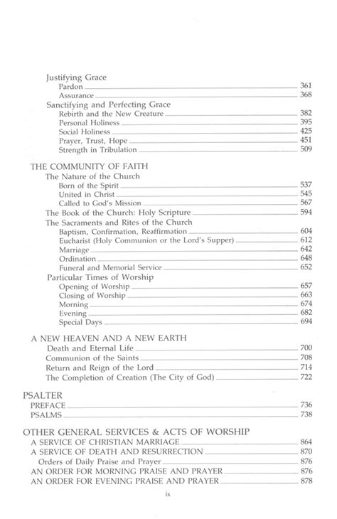 United Methodist Hymnal Table Of Contents Hot Sex Picture