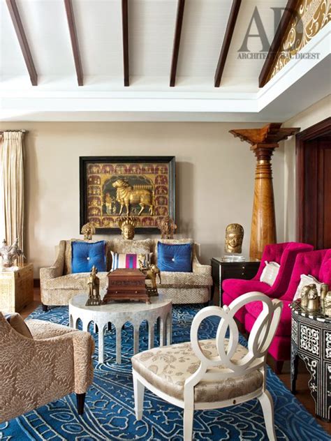 The Formal Living Room In Pinky And Gv Sanjay Reddys Hyderabad Home Is