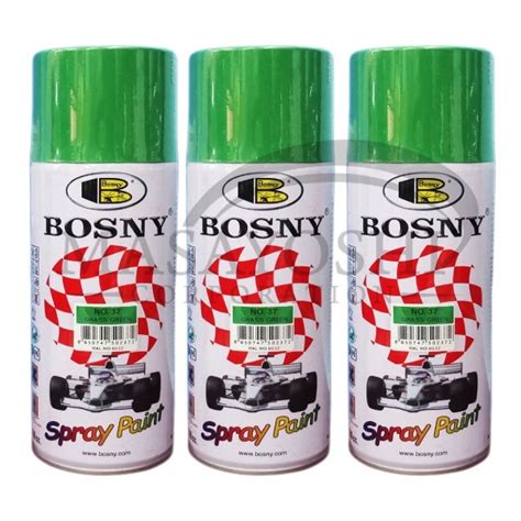 Bosny Spray Paint Grass Green 400cc Color Paint Commercial
