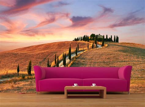 Tuscany Landscape 3d Mural Photo Wallpaper Decor Large