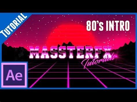 Use after effects fluently and understand advanced tutorials. Intro Tipo VaporWave en After Effects || Tutorial ...