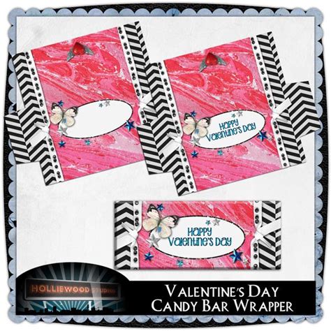 Printable candy wrappers you print or customize. Free Printable Valentine's Day Candy Bar Wrapper | Bar wrappers, Candy bar wrappers, Candy wrappers